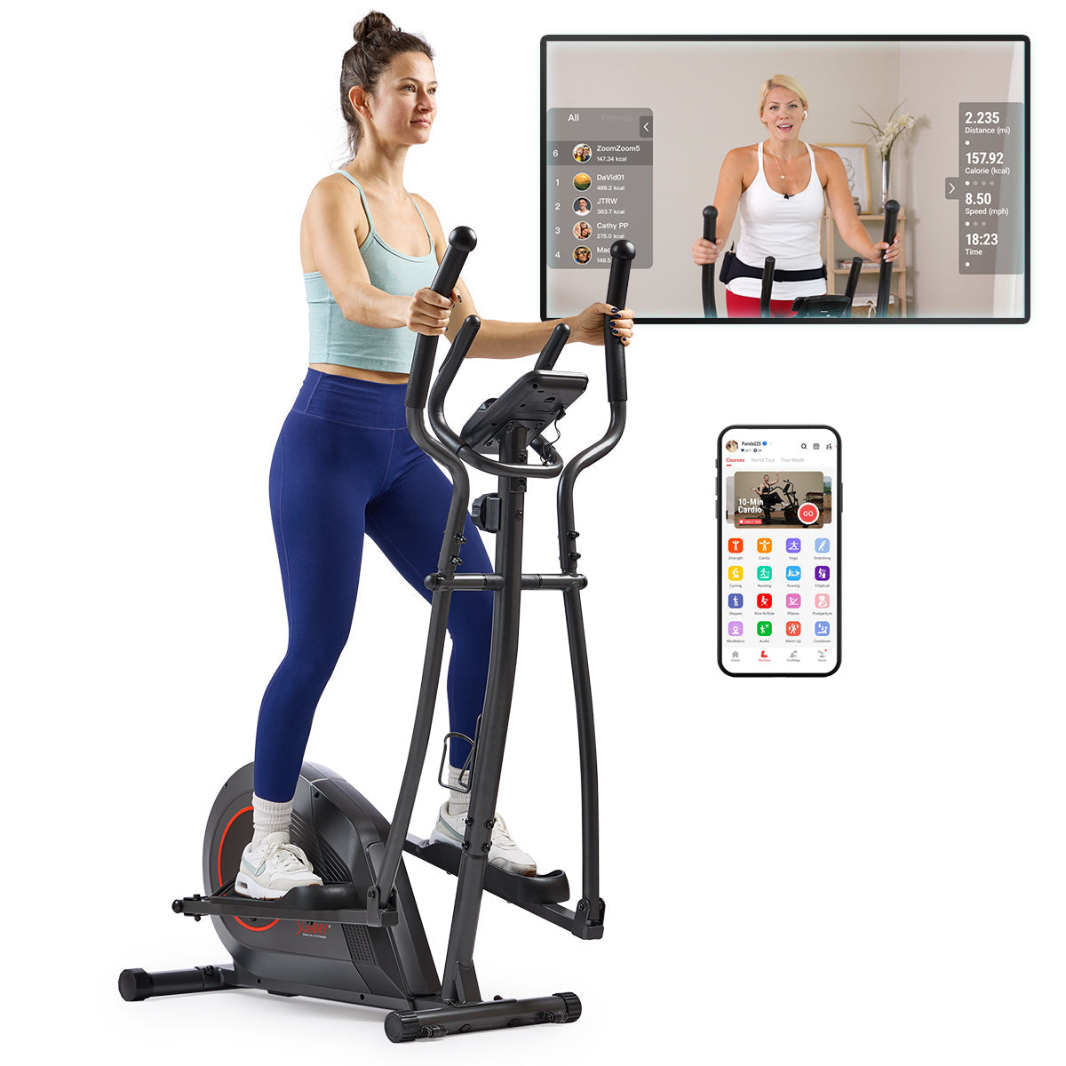 16-Level Smart Magnetic Resistance Elliptical