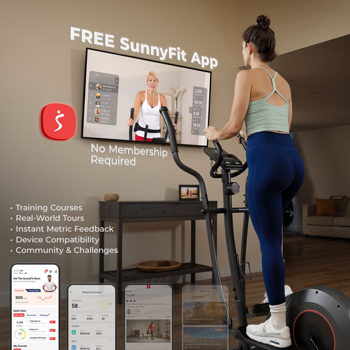 16-Level Smart Magnetic Resistance Elliptical